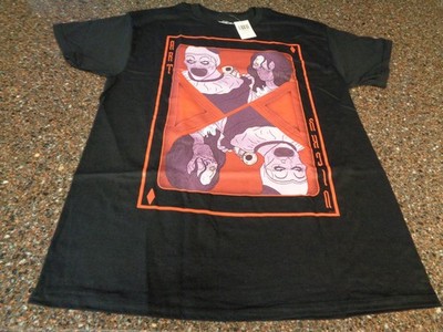 Terrifier Art the Clown & Vicky T-shirt Large Playing Card Black SS Tee New