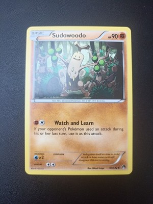 Pokemon Karte - Sudowoodo - BREAKpoint 67/122 - Englisch