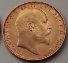 Edward v11 full sovereign 1909 Sydney Mint 