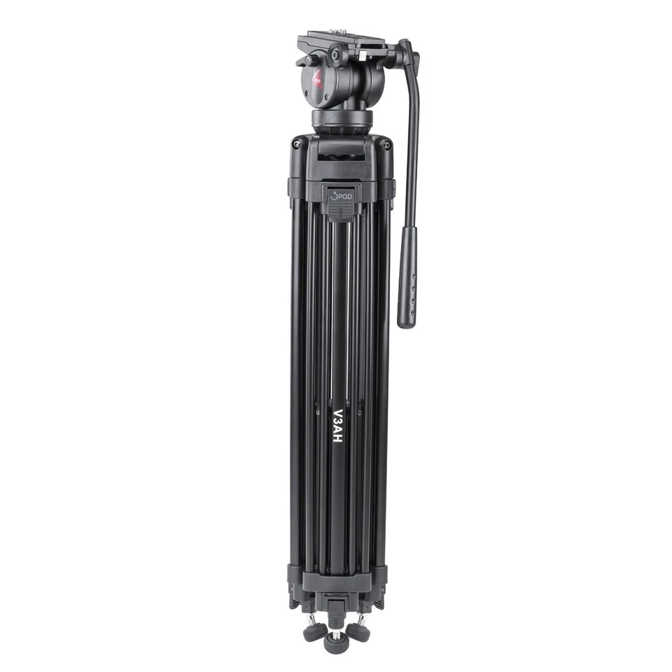 3Pod 3Pod V3AH Video Tripod System Anodized Aluminum with 2-way Fluid Head & Q - Image 4 of 4