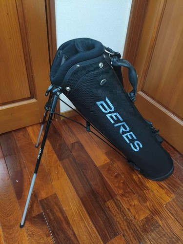 Honma BERES Black Subbag stand bag golf carry caddy bag rare japan used - 第 1/5 張圖片