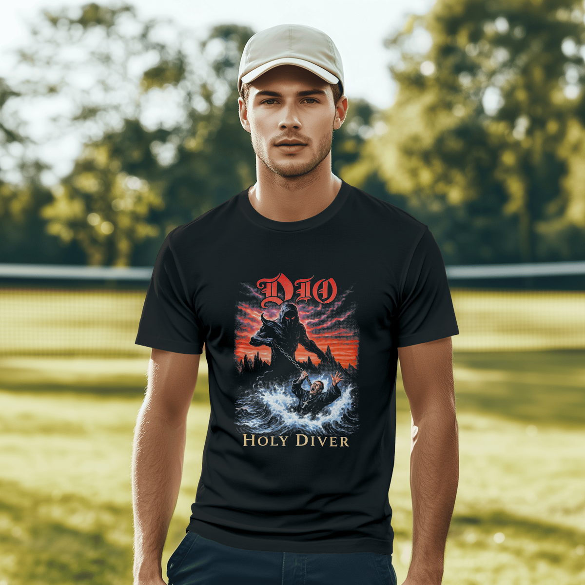 Dio Holy Diver T Shirt Gildan XL L M | eBay