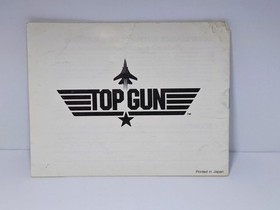 Folleto de instrucciones manual Top Gun NES SOLO sistema de entretenimiento Nintendo