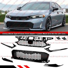 Bumper Grilles Front Racing Facelift Bumper Mesh Grill Radiator Upper