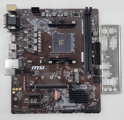 MSI B450M PRO-M2 V2 Motherboard AMD B450 Socket AM4 DDR4 Ryzen M.2 VGA m-ATX DVI