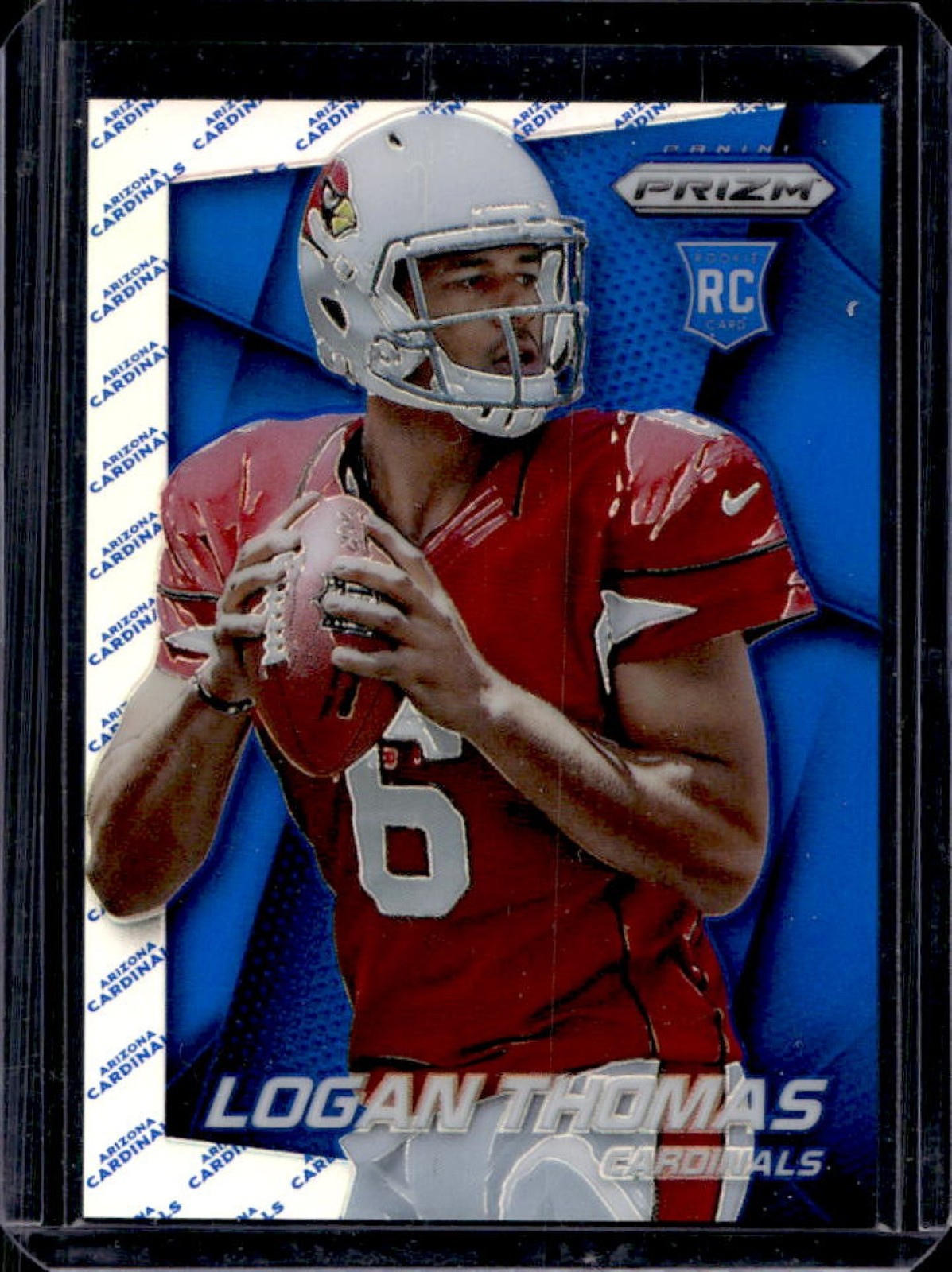 2014 Prizm Logan Thomas RC Team Logo Rookie #10/50 Cardinals