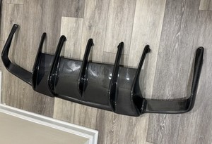 For Mercedes Benz CLS Class W218 CLS63 AMG Carbon Fiber Rear Bumper Diffuser Lip