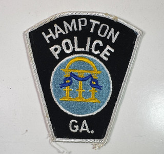 Hampton Police Georgia Patch B7