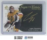 2021-22 SP Authentic Sign Of The Times RC Black Auto Logan Thompson /25