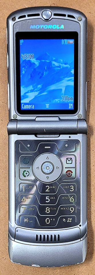 Sony Razor Phone Motorola RAZR / Razor V3 - Silver ( AT&T ) Cellular GSM Flip Phone | eBay