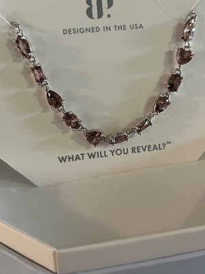 Bomb Party RBP5881 The Way We Love Light Rhodolite CZ Rhodium Plating
