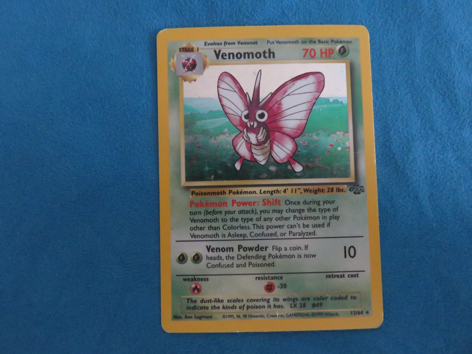 Pokemon Venomoth 13/64 Jungle, MP