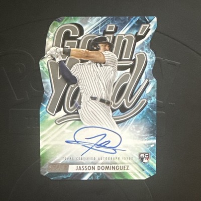 2024 Stadium Club Jasson Dominguez Goin' Yard Auto RC Silver /50 Yankees   
