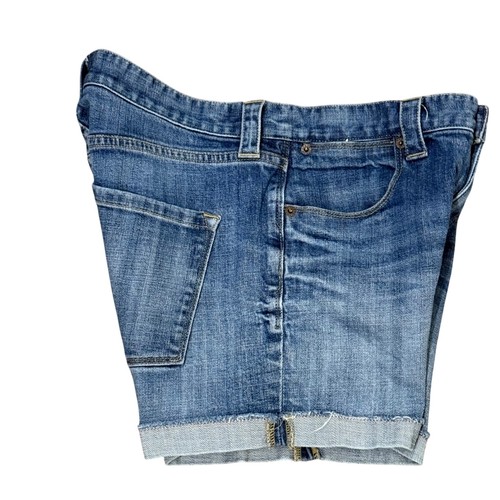 J.Crew Denim Cuffed Jean Shorts Womens Size 2 Stretch Blue Casual 5" inseam - Picture 4 of 4