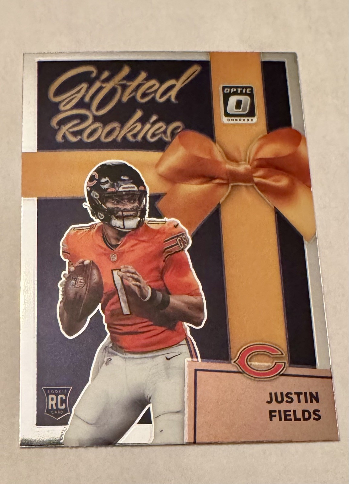 2021 Donruss Optic #GR-4 Justin Fields Rookie Gifted Rookies Chicago Bears