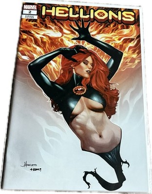 2020 Marvel Comics Hellions #2 Jay Anacleto Trade Goblin Queen Variant