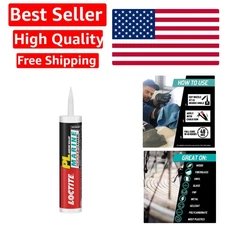 PL Marine Fast Cure Adhesive Sealant - Waterproof Construction Glue 10 fl oz