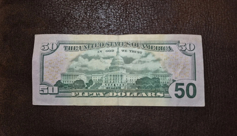 2004 $50 Dollar **Low Serial STAR NOTE -  EE 00557173* - Image 4 of 4