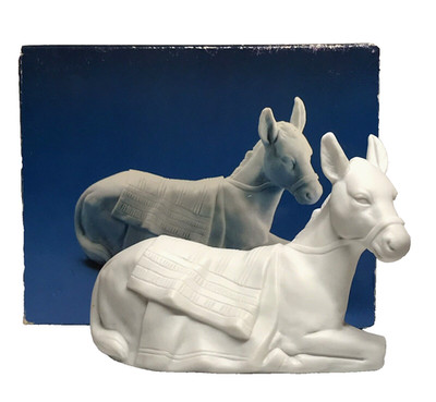 VINTAGE AVON NATIVITY COLLECTIBLES DONKEY - BOX FOAM INSERTS - 1984 XLT 