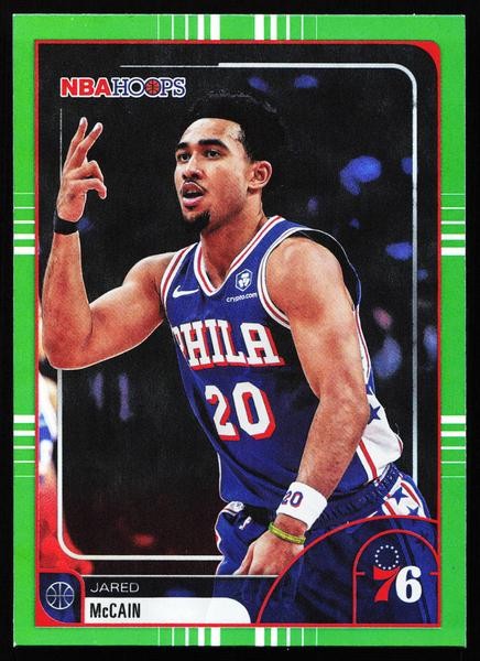 2025-26 Hoops #197 Jared McCain Green Hoops