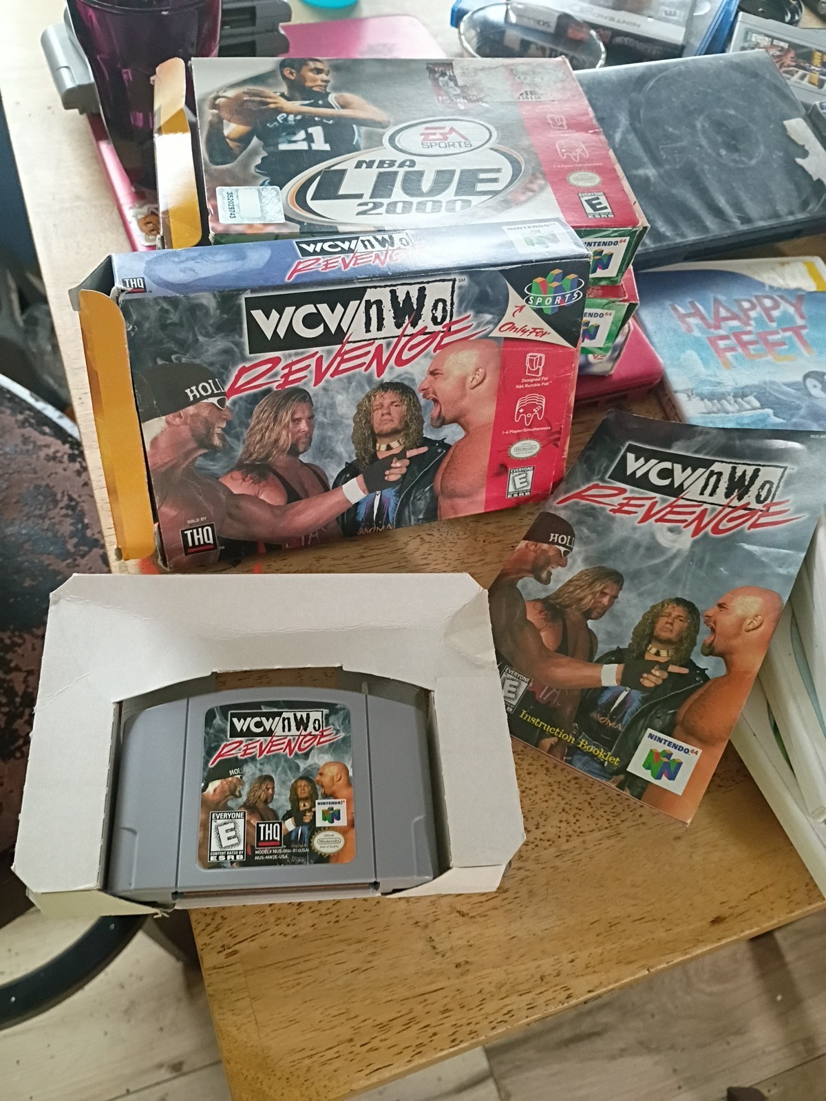 WCW/NWO Revenge N64 Nintendo 64 Complete CIB Very Good Condition! NICE!