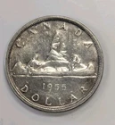 1955 ARN Arnprior Canada Silver $1 Dollar Queen Elizabeth II Coin.  T203