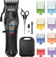 WAHL Colour Pro Rechargeable Pet Clipper, Clippers with Coded Combs, Full Coat
