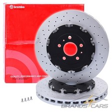 BREMBO 2x BREMSSCHEIBE BELÜFTET Ø365 VORNE FÜR AUDI A4 B7 8E RS4 QUATTRO