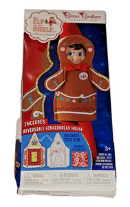 🎄Elf on the Shelf Outfit Gingerbread Man Costume Claus Couture New Baker