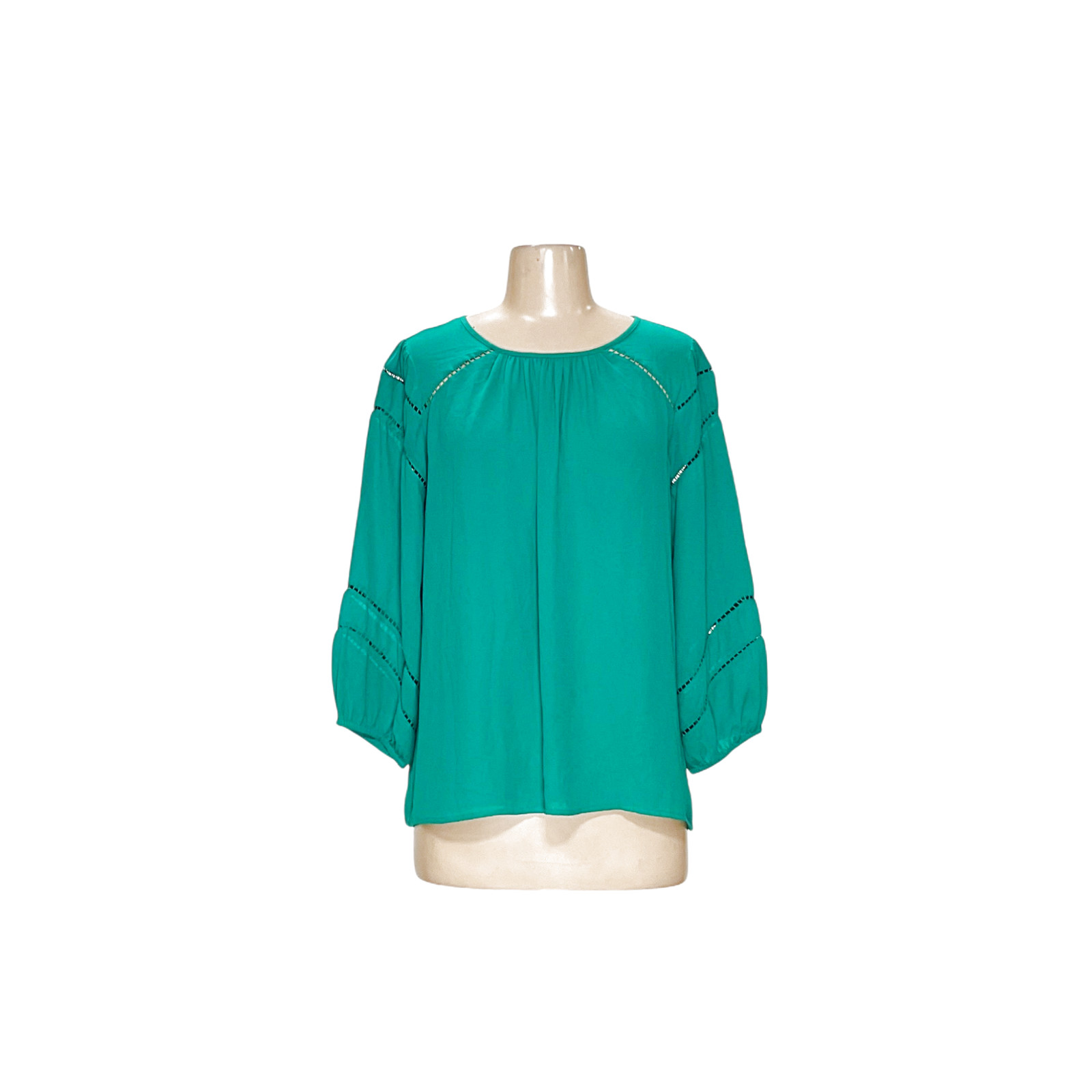 LOFT Green Polyester Blouse - image 1