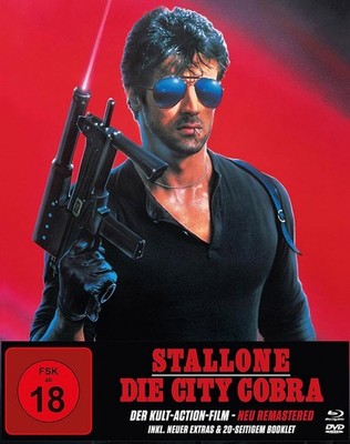 Die City Cobra - Uncut Mediabook - Remastered # BLU-RAY+DVD-NEU