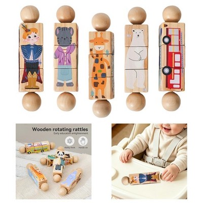 Spielzeug Puzzle Spiel Fokus Verbesserung Drehblock Jungen Mädchen