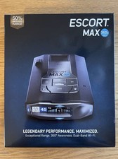 Escort MAX 360c MKII BRAND NEW Laser Radar Detector WiFi Bluetooth Extreme Range