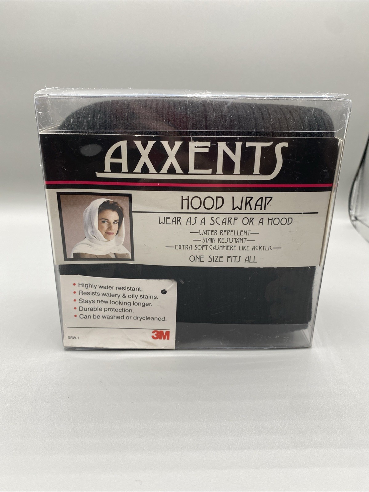 3M AXXENTS Women Head Hoodwrap Scarf or Hood Brown One Size Extra Soft Sealed image 3