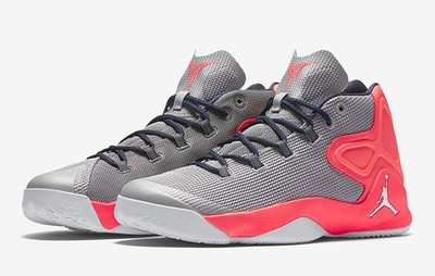 Nike Air Jordan Melo M12 ''Wolf Grey/Metallic Silver-Hyper Orange'' | 827176 008