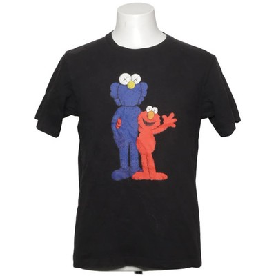 Uniqlo x UT, T-shirt, Größe: M, Kaws Sesame Street, Schwarz/Mehrfarbig #lFs