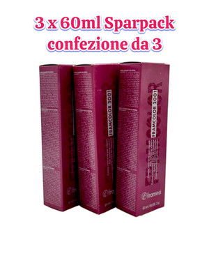 Framesi 2001 Framcolor permanente Haarfarbe 3 × 60 ml-3er Pack   confezione da 3