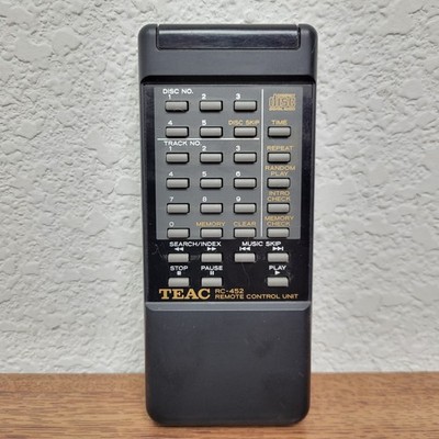 GENUINE Teac RC-452 Remote Control - Fully Tested & Working - Fast Shipping