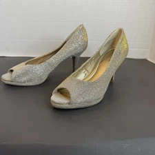 Coach And Four Open Toe Heel Women’s Sz 7 1/2 Pre Owned