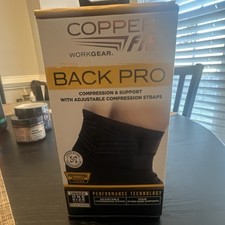 Copper Fit Back Pro Adjustable Compression Brace, Copper Infused, Unisex