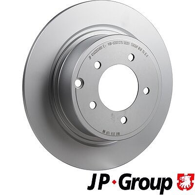 2X JP Group Bremsscheibe Hinterachse U.A. FüR CitroËN, Mitsubishi, Peugeot-image