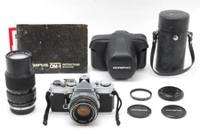 [ N MINT ] OLYMPUS OM-1 Silver 35mm SLR Film Camera F.ZUIKO 50mm F1.8 From JAPAN