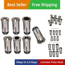 Set collettore esagonale 7 pezzi acciaio al carbonio 5C 1/4-7/8 pollici adatto per lavorazione tornitura