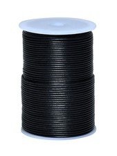 Round Genuine Leather String Cord, Rope for Jewelry Making, Necklaces, Bracel...