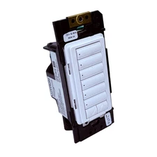 Lutron Homeworks QS HQRD-H6BRL-WH 6 Button Hybrid Keypad w/ Raise Lower - White