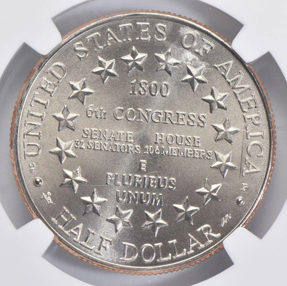 MS70 2001 P Capitol Visitor Center Commemorative Half Dollar NGC - Image 4 of 4