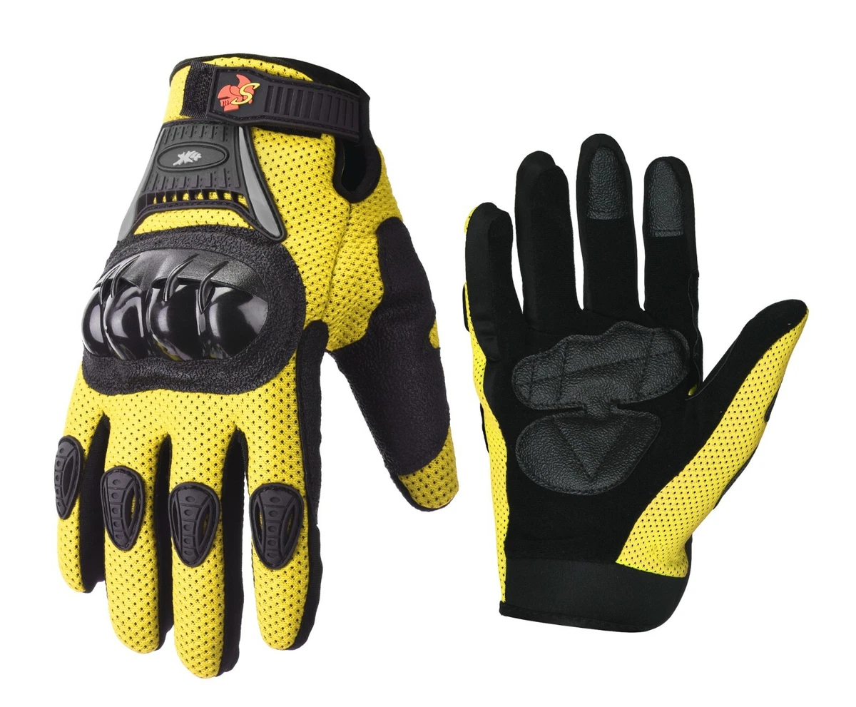 Yellow on sale bike gloves