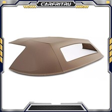Tan Convertible Soft Top Che5156165 For Chevy Corvette 1986-93 W Plastic Window