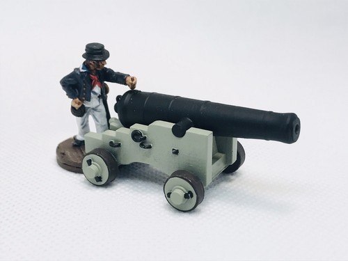 32 Pounder Naval Casement Parapet Ship’s 1840’s Cañón (1/56) escala 28mm - Imagen 1 de 4