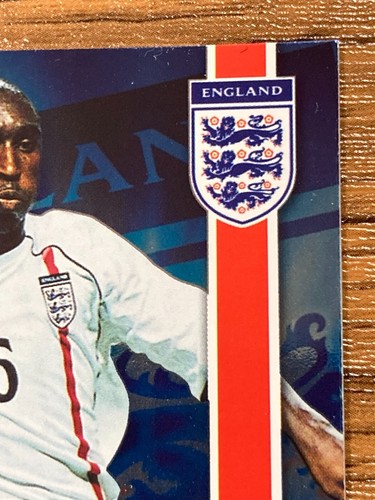 Free Shipping! topps 2001-2002 England E10 Sol Campbell - Picture 4 of 10